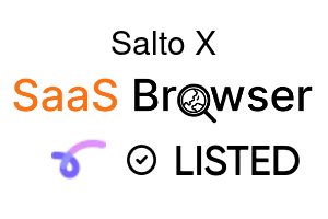 Salto X - SaaS Browser Verified Badge