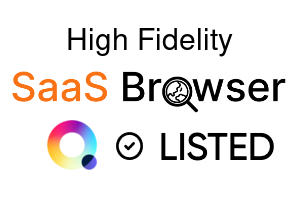 High Fidelity - SaaS Browser Verified Badge
