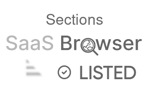 Sections - SaaS Browser Verified Badge