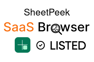 SheetPeek - SaaS Browser Verified Badge