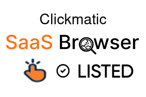 Clickmatic - SaaS Browser Verified Badge
