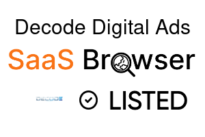 Decode Digital Ads - SaaS Browser Verified Badge