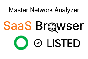 Master Network Analyzer - SaaS Browser Verified Badge