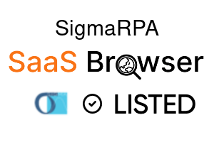 SigmaRPA - SaaS Browser Verified Badge