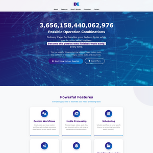 Delivery Expo Bot Screenshot