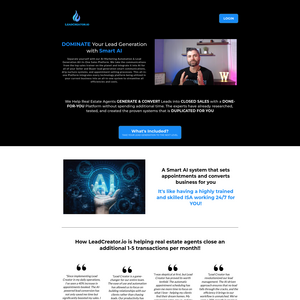 Lead Creator Screenshot