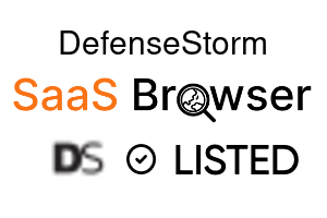 DefenseStorm - SaaS Browser Verified Badge