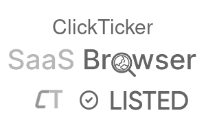 ClickTicker - SaaS Browser Verified Badge