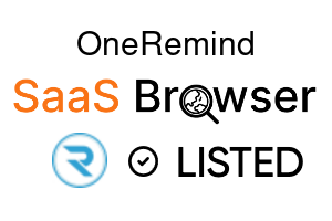 OneRemind - SaaS Browser Verified Badge