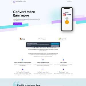 Social Clickout Screenshot