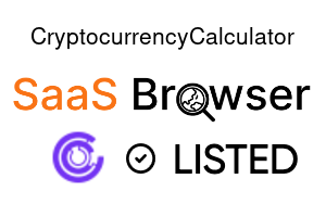 CryptocurrencyCalculator - SaaS Browser Verified Badge