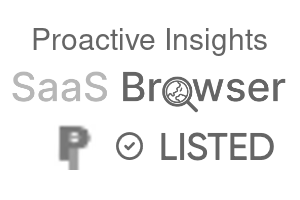 Proactive Insights - SaaS Browser Verified Badge