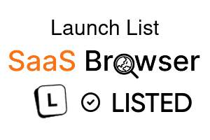 Launch List - SaaS Browser Verified Badge