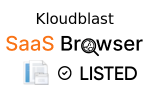 Kloudblast - SaaS Browser Verified Badge