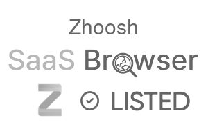 Zhoosh - SaaS Browser Verified Badge