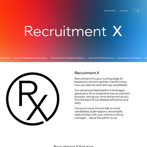 Recruitment X Screenshot