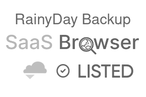 RainyDay Backup - SaaS Browser Verified Badge