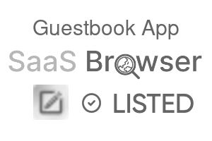Guestbook App - SaaS Browser Verified Badge