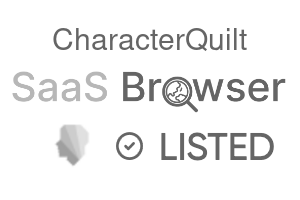 CharacterQuilt - SaaS Browser Verified Badge