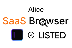 Alice - SaaS Browser Verified Badge
