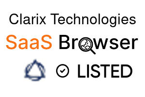 Clarix Technologies - SaaS Browser Verified Badge