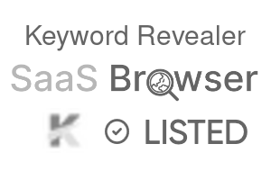 Keyword Revealer - SaaS Browser Verified Badge