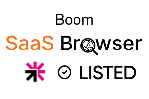Boom - SaaS Browser Verified Badge
