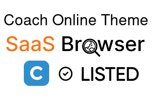Coach Online Theme - SaaS Browser Verified Badge