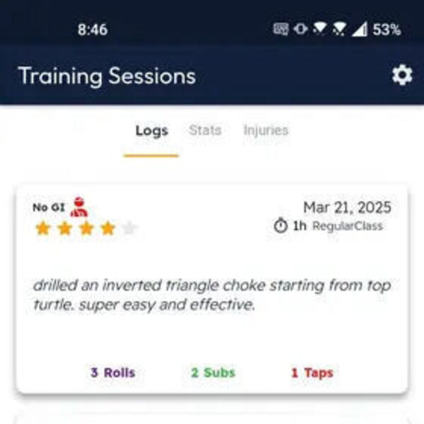 BJJ Notes Screenshot 4
