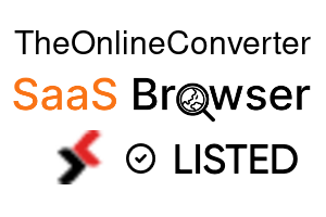 TheOnlineConverter - SaaS Browser Verified Badge