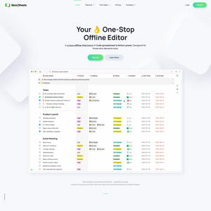 Revosheets Screenshot