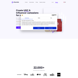 Influentials Screenshot
