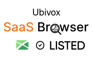 Ubivox - SaaS Browser Verified Badge