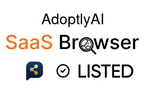 AdoptlyAI - SaaS Browser Verified Badge