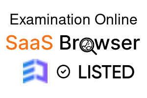 Examination Online - SaaS Browser Verified Badge
