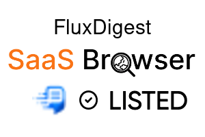 FluxDigest - SaaS Browser Verified Badge