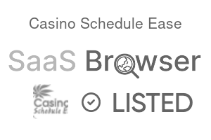 Casino Schedule Ease - SaaS Browser Verified Badge