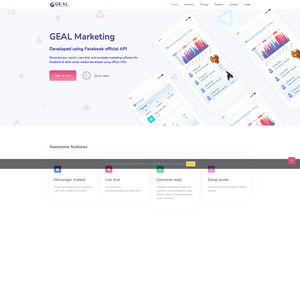 GEAL Marketing Screenshot