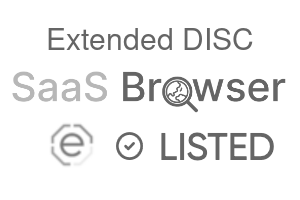 Extended DISC - SaaS Browser Verified Badge