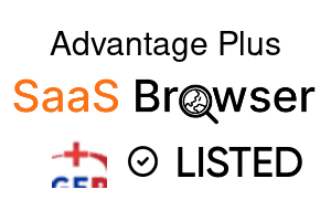 Advantage Plus - SaaS Browser Verified Badge