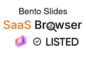 Bento Slides - SaaS Browser Verified Badge