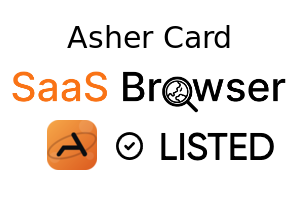 Asher Card - SaaS Browser Verified Badge