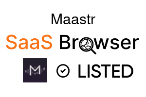 Maastr - SaaS Browser Verified Badge