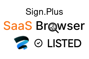 Sign.Plus - SaaS Browser Verified Badge