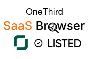 OneThird - SaaS Browser Verified Badge