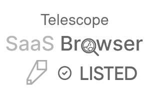Telescope - SaaS Browser Verified Badge