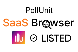 PollUnit - SaaS Browser Verified Badge