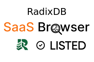 RadixDB - SaaS Browser Verified Badge