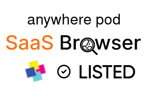 anywhere pod - SaaS Browser Verified Badge
