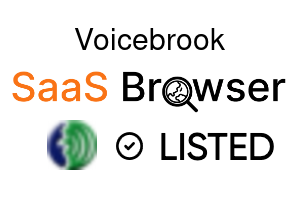 Voicebrook - SaaS Browser Verified Badge